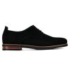 Men's Black Suede Derby Shoes Casual & Dress